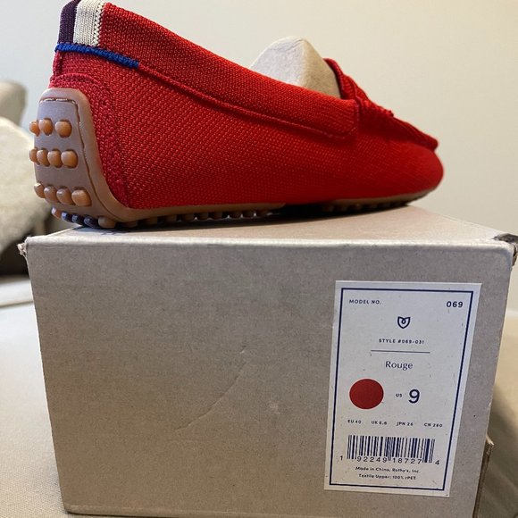 Rothy's The Driver Loafers - Rouge - 9 - NWT, NIB - Picture 13 of 16